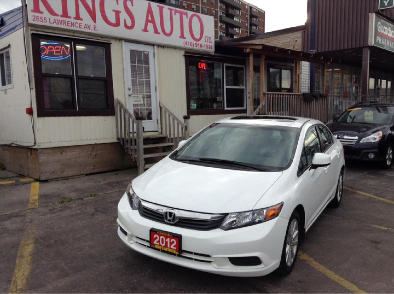 Used 2012 Honda Civic EX Auto Sunroof, 4 Door for sale in North York, ON