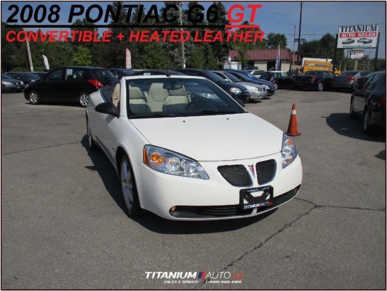 Used 2008 Pontiac G6 CONVERTIBLE+GT+New Tires & Brakes+Heated Leather S for sale in London, ON