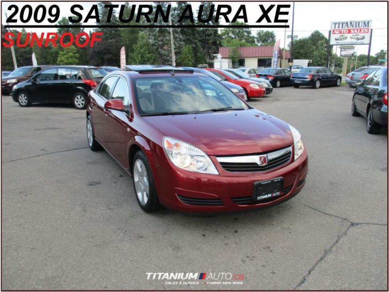 Used 2009 Saturn AURA XE+Sunroof+Paddle Shifter+Keyless Remote Starter for sale in London, ON