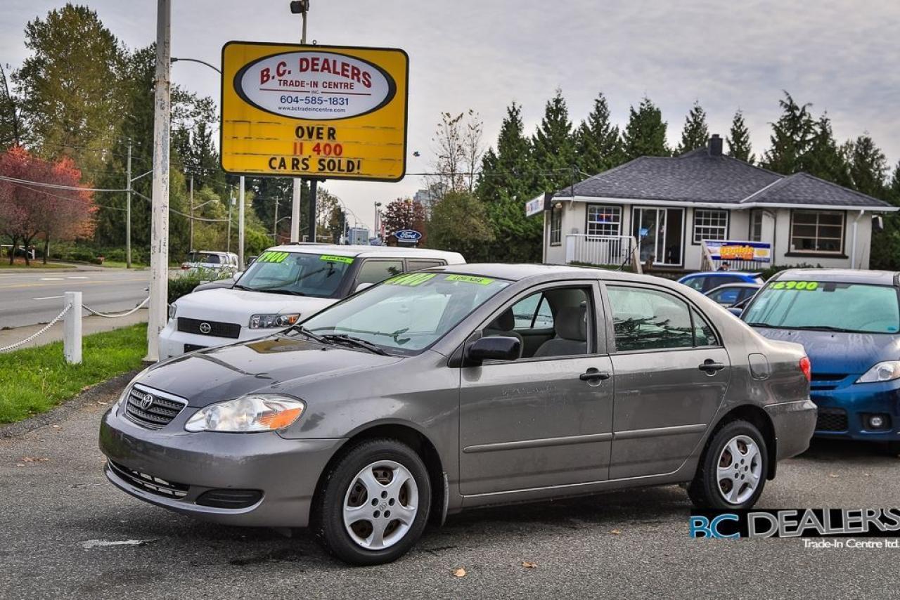Used 2005 Toyota Corolla CE. 1-Year Warranty, Local, Low Km's for sale in Surrey, BC