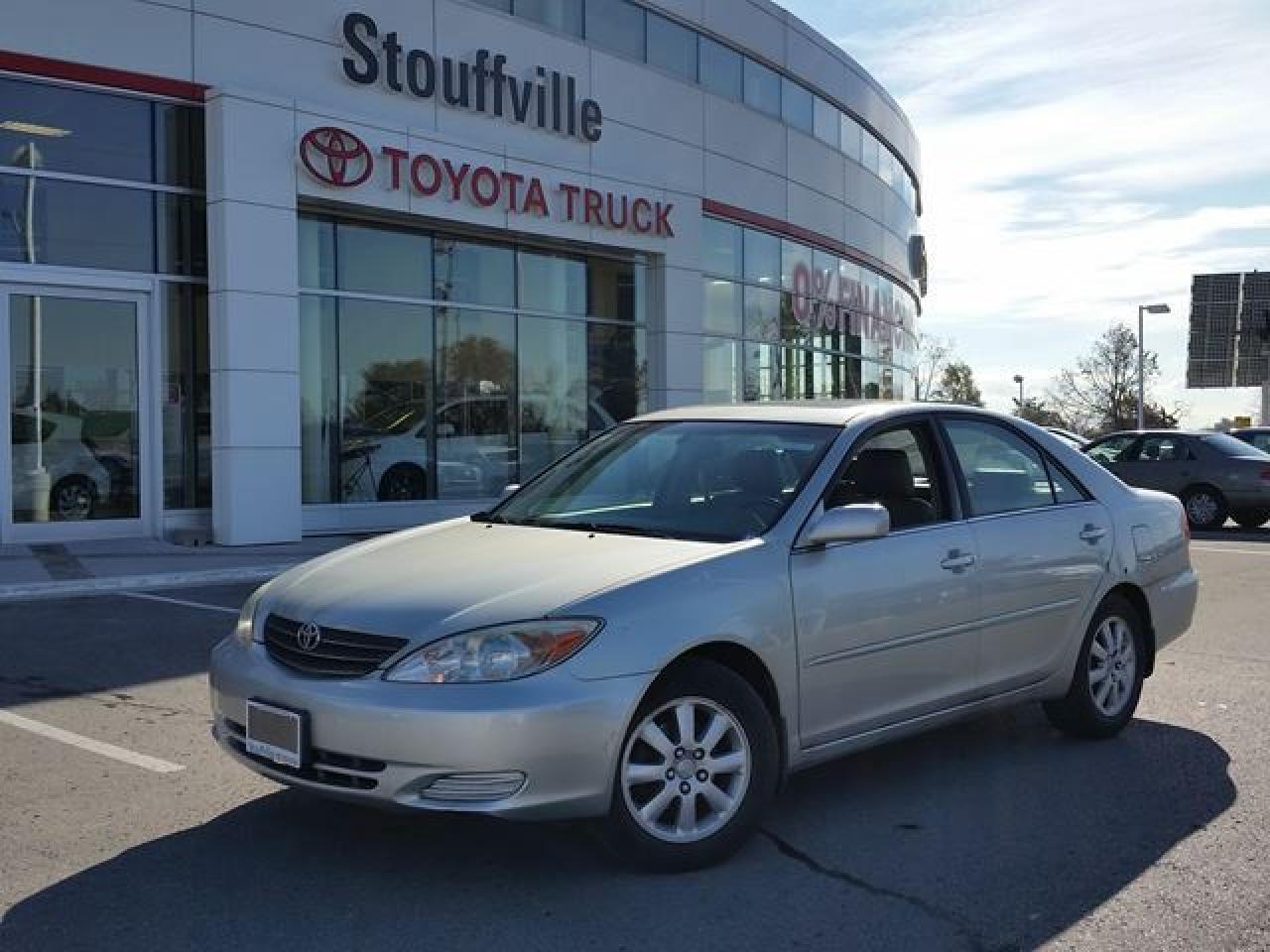 Used 2002 Toyota Camry LEATHER/MOONROOF - DEALER CERTIFIED - CLICK FOR MORE INFORMATION! for sale in Stouffville, ON