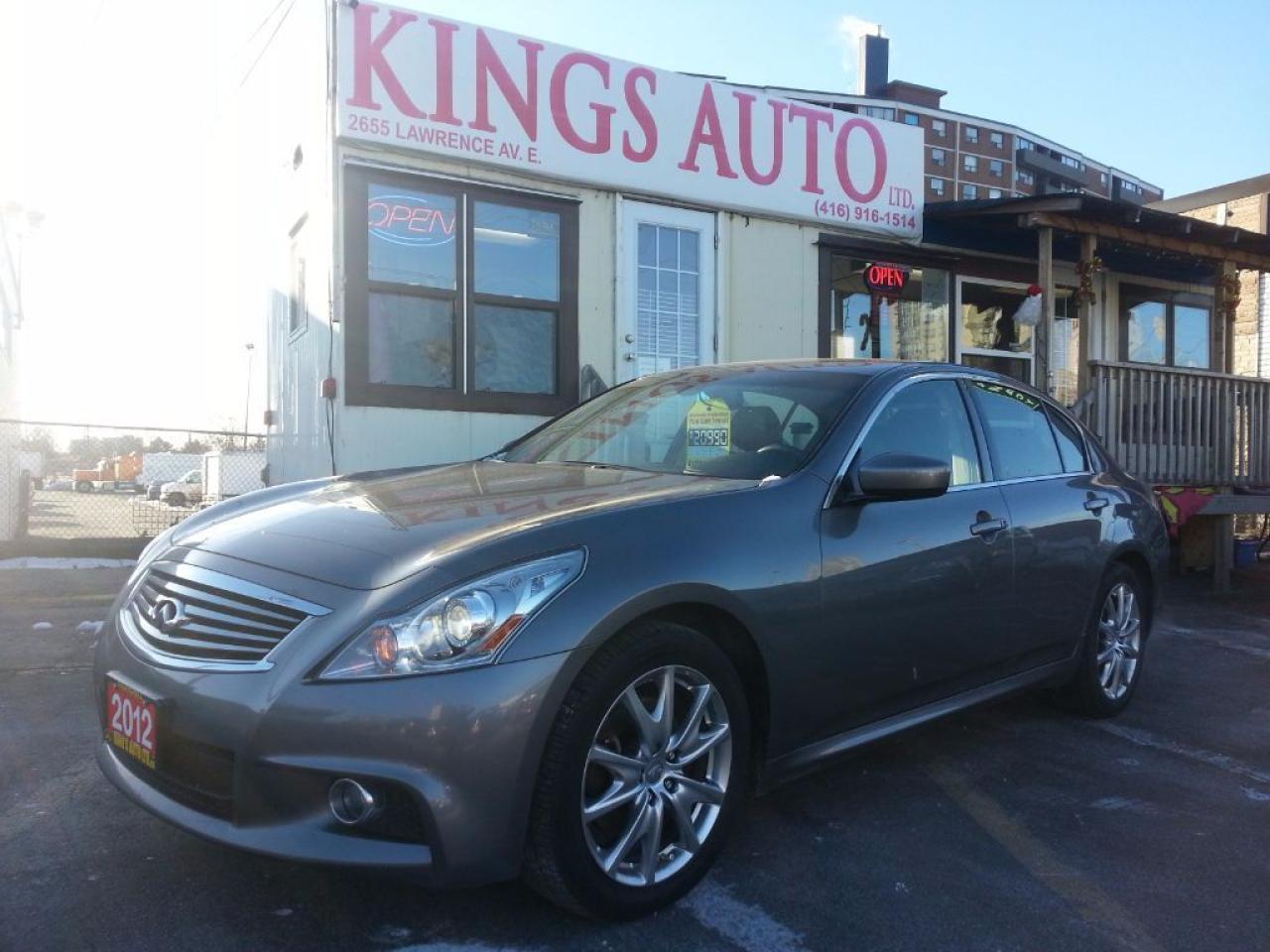 Used 2012 Infiniti G37X XS, navigation, backup-cam, leather, Sunroof for sale in Waterdown, ON