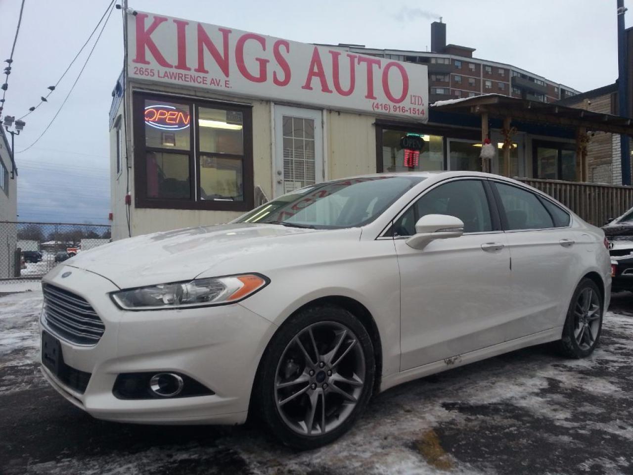 Used 2014 Ford Fusion LIMITED, Navigation, Backup Cam, Leather for sale in Waterdown, ON