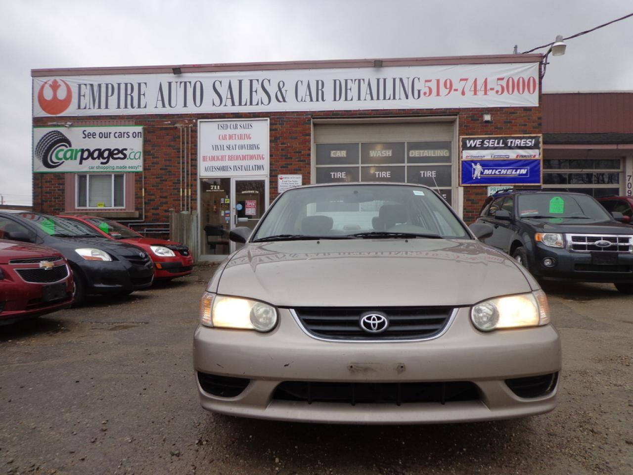 Used 2002 Toyota Corolla CE CERTIFIED for sale in Kitchener, ON