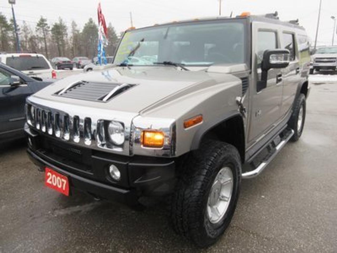 2007 Hummer H2 LOADED 4X4 6 PASSENGER LEATHER.. SUNROOF.. NAVIGATION.. MIDDLE BENCH..