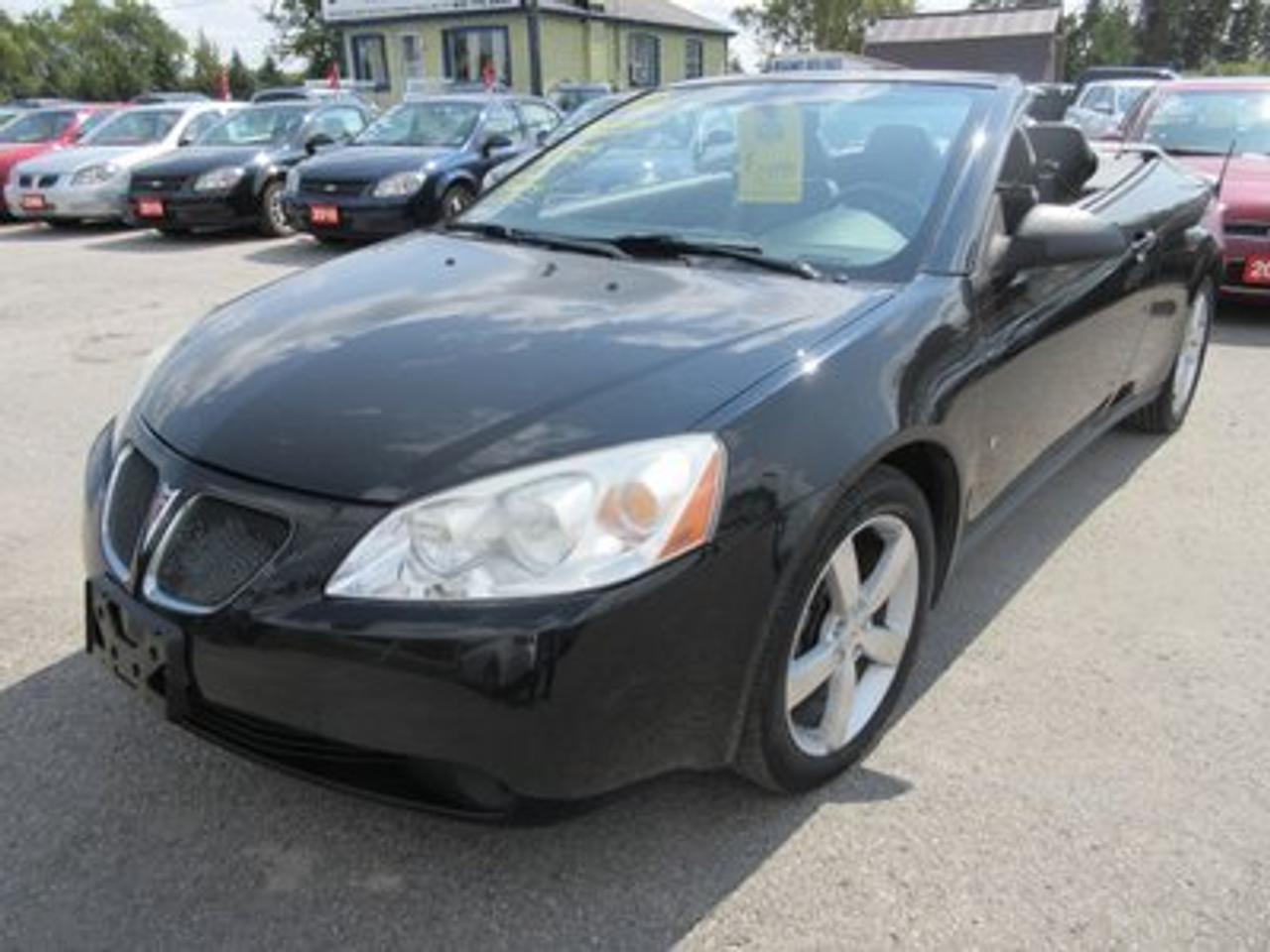 2007 Pontiac G6 LOADED GT EDITION 4 PASSENGER CONVERTABLE TOP.. LEATHER.. HEATED SEATS..