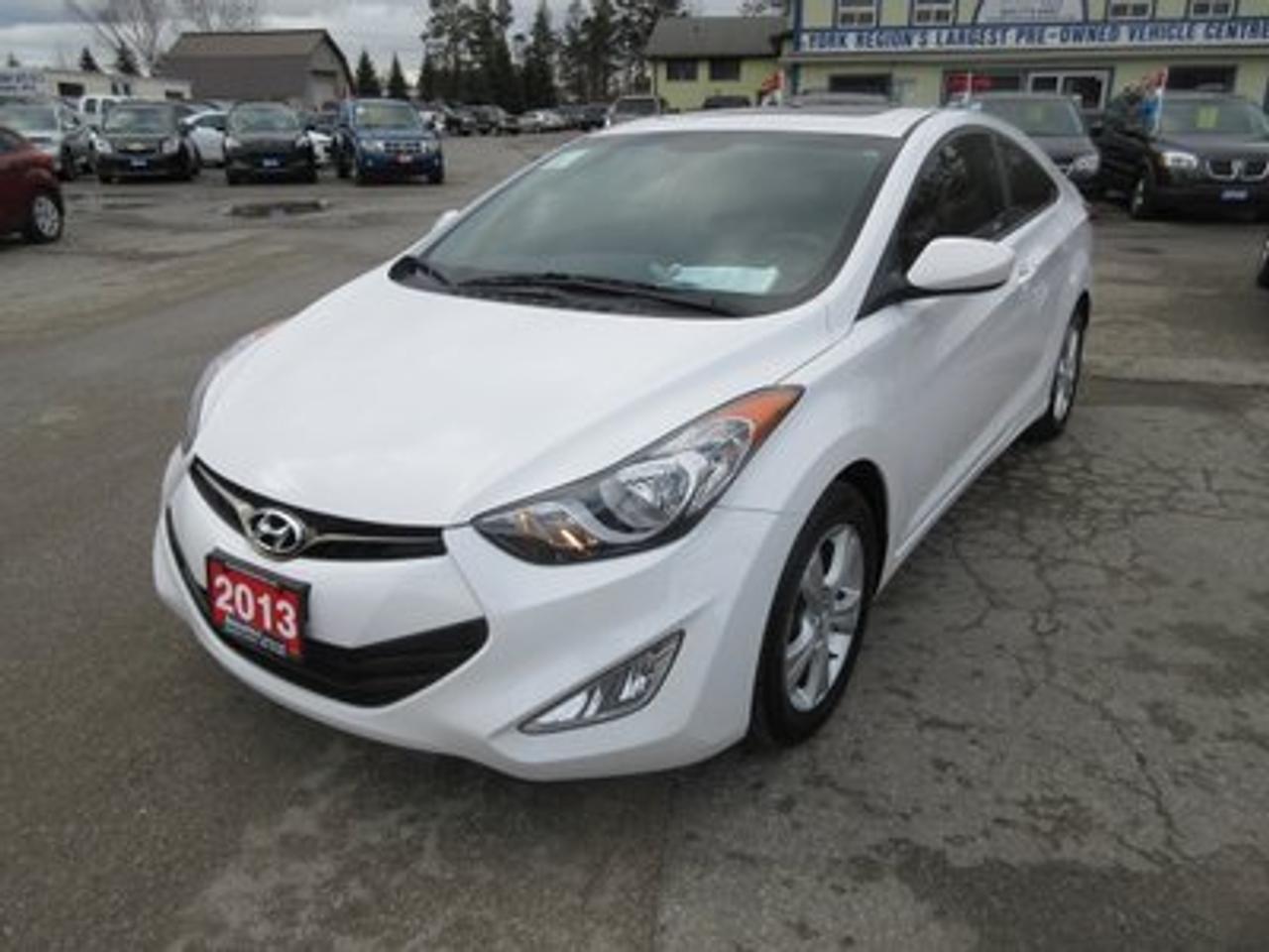 2013 Hyundai Elantra FUEL EFFICIENT COUPE EDITION 5 PASSENGER HEATED SEATS.. POWER SUNROOF..