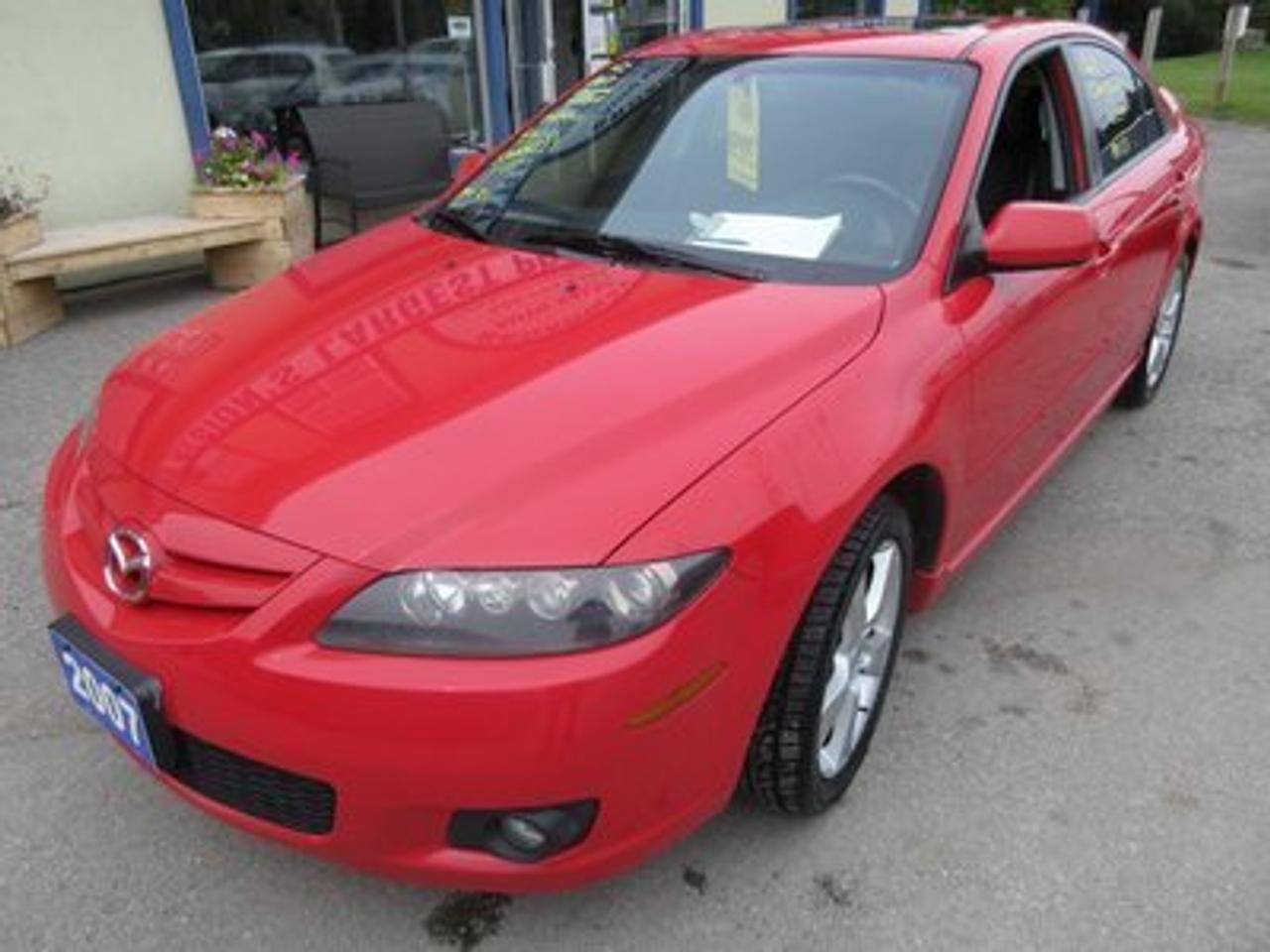 2007 Mazda Mazda6 LOADED 'SPORTY' 5 PASSENGER LEATHER.. HEATED SEATS.. POWER SUNROOF..