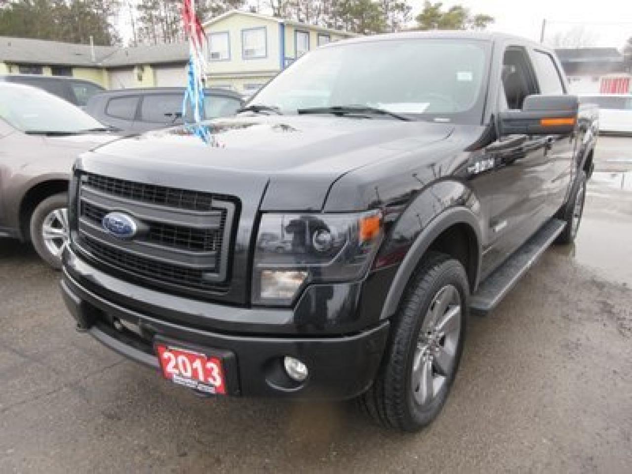 Used 2013 Ford F-150 LOADED FX4 MODEL 5 PASSENGER 4X4.. CREW.. SHORTY.. LEATHER.. SUNROOF.. 3.5L - V6 ENGINE.. for sale in Bradford, ON