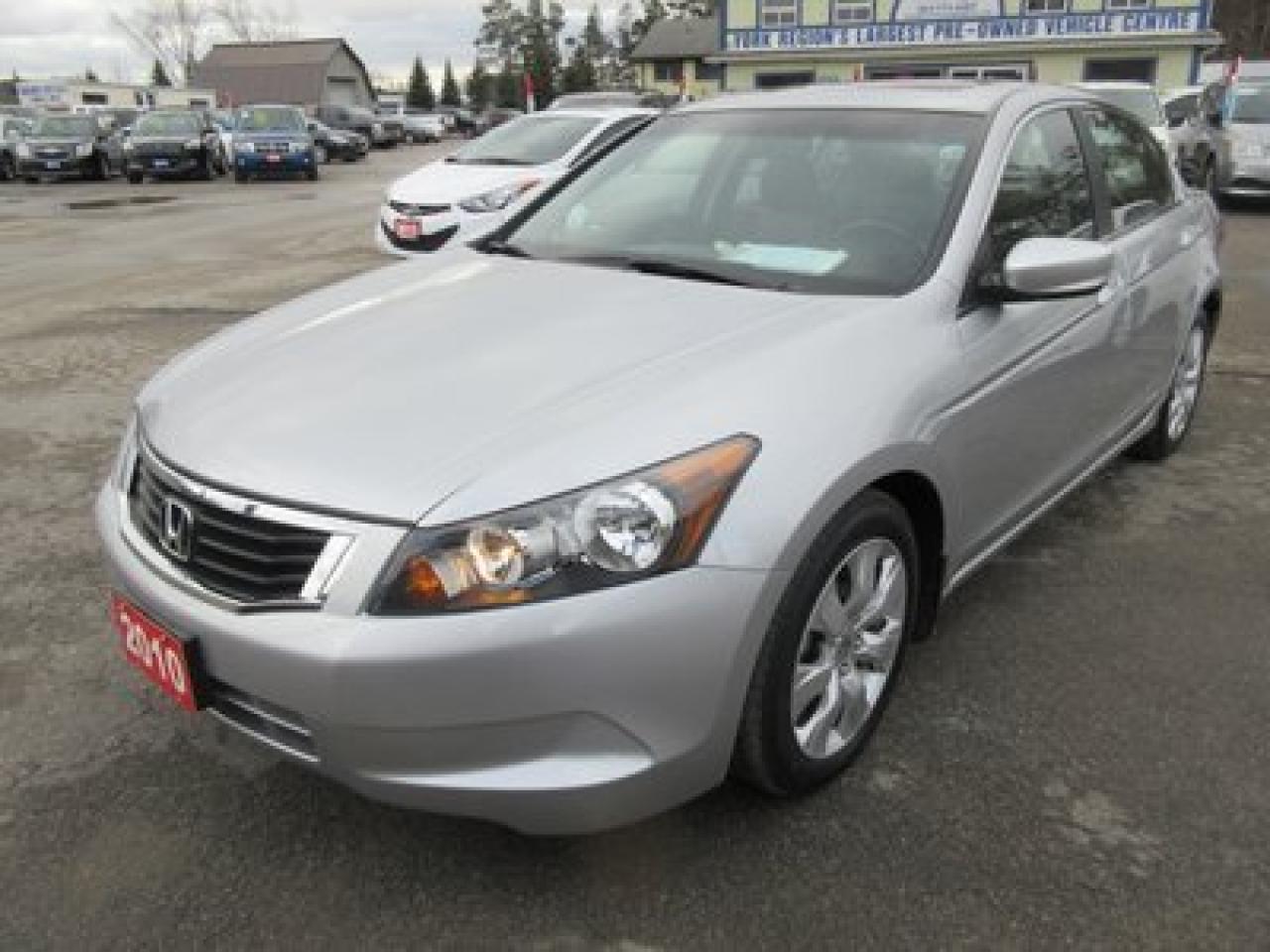 Used 2010 Honda Accord LOADED 'SPORTY' 5 PASSENGER LEATHER.. HEATED SEATS.. POWER SUNROOF.. for sale in Bradford, ON