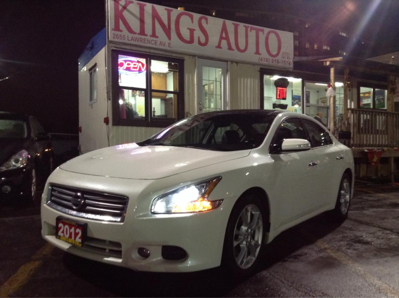 Used 2012 Nissan Maxima Xtronic CVT, Nav, Leather, BK-cam, Paddle Shift for sale in Mississauga, ON