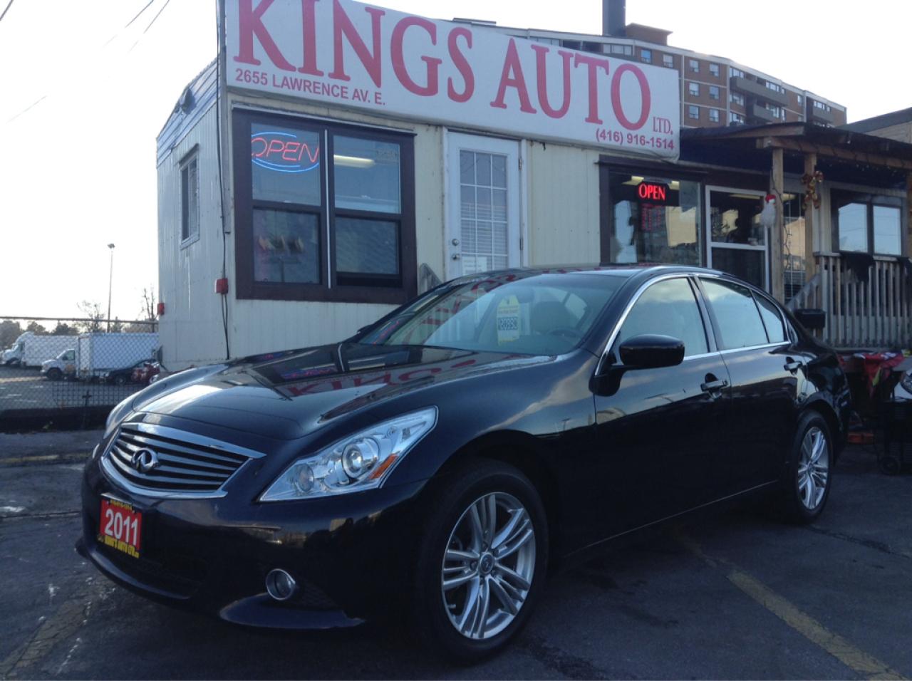 Used 2011 Infiniti G37X Navigation, Backup Camera, Leather for sale in Mississauga, ON