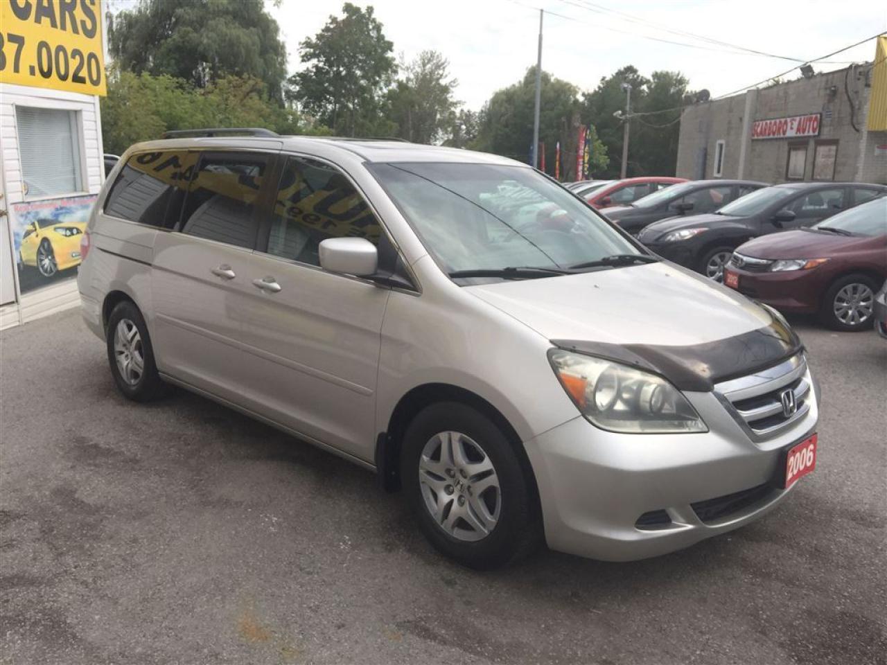 Used 2006 Honda Odyssey EX-L / DVD / LEATHER / ROOF / ALLOYS / CLEAN for sale in Scarborough, ON