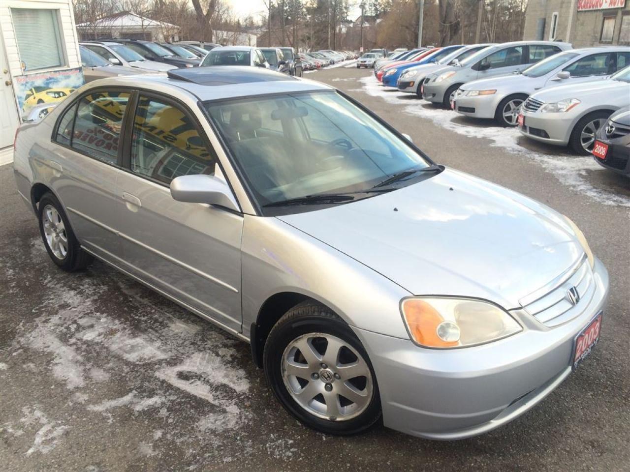 Used 2003 Honda Civic LX Sport / AUTO / PWR ROOF / SPOILER / LOADED / AL for sale in Scarborough, ON