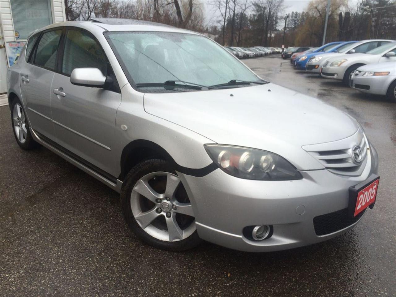 Used 2005 Mazda Mazda3 Sport GS / 5 SP / PWR ROOF / LOADED / ALLOYS for sale in Scarborough, ON