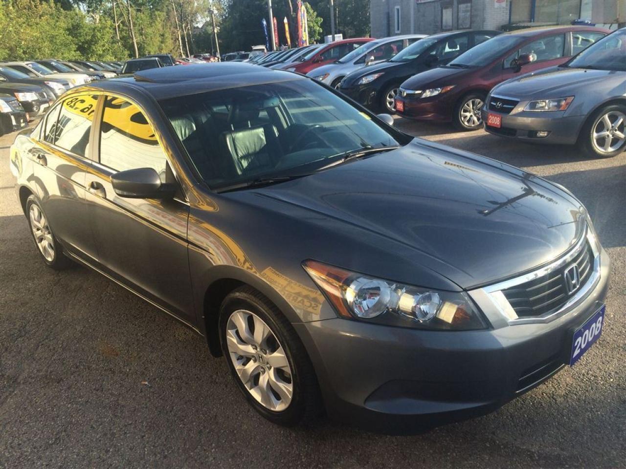 Used 2008 Honda Accord EX-L / AUTOAIR / LEATHER / ROOF / LOADED / ALLOYS for sale in Scarborough, ON