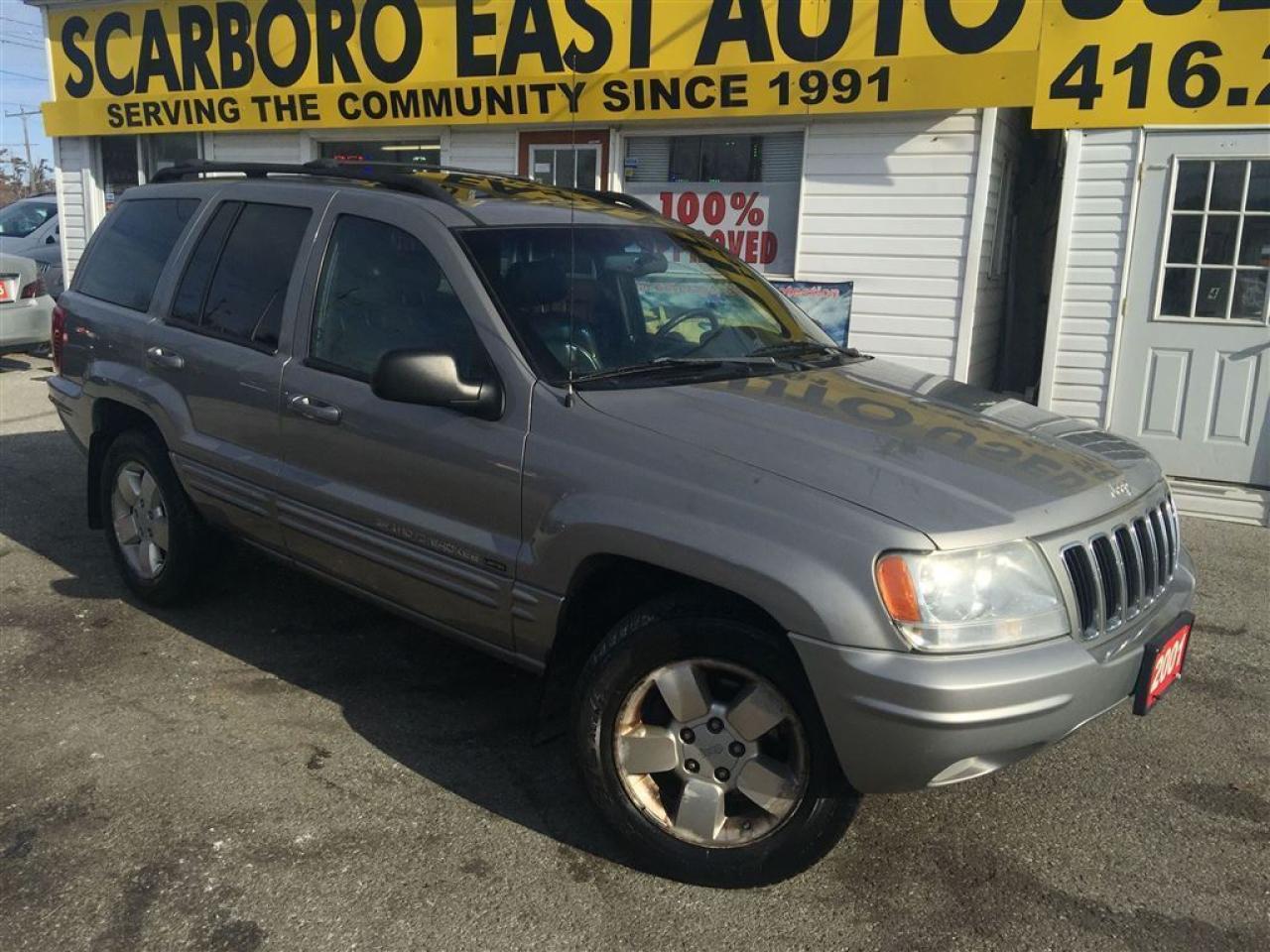 Used 2001 Jeep Grand Cherokee Limited / 4WD / LEATHER / ROOF / ALLOYS for sale in Scarborough, ON