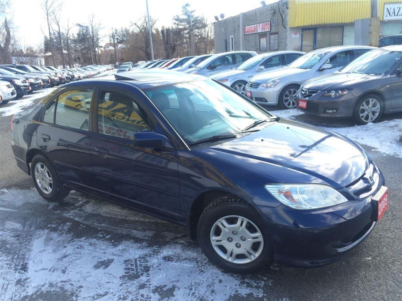 Used 2005 Honda Civic LX-G / AUTO / PWR ROOF / LOADED / CLEAN for sale in Scarborough, ON