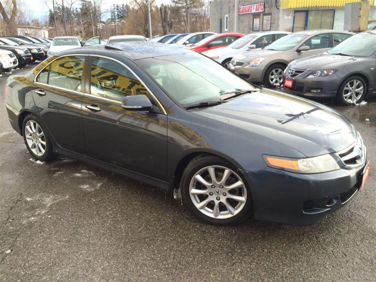 Used 2006 Acura TSX 6 SP / LEATHER / ROOF / ALLOYS for sale in Scarborough, ON