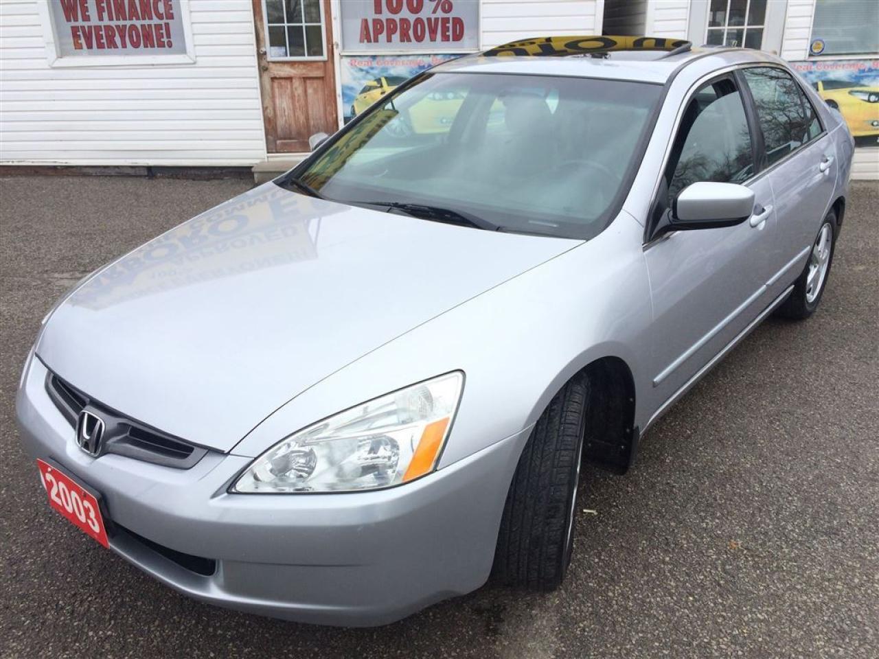 Used 2003 Honda Accord EXL / AUTOAIR / 4CY / LEATHER / ROOF / ALLOYS for sale in North York, ON