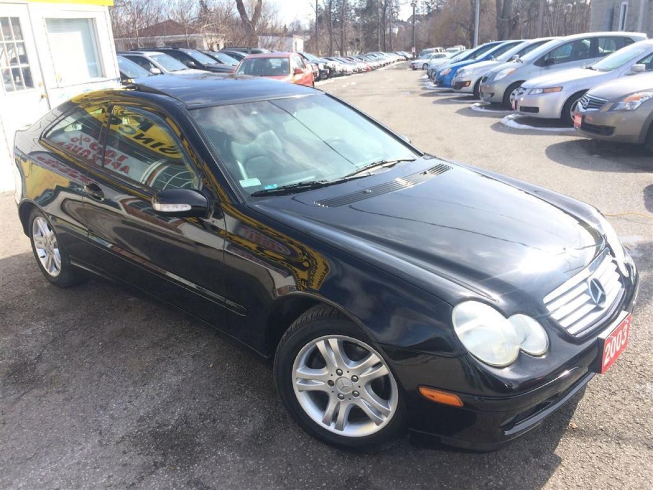 Used 2003 Mercedes-Benz C-Class Kompressor 1.8L / 6 SP / LEATHER / ROOF / LOADED / for sale in North York, ON