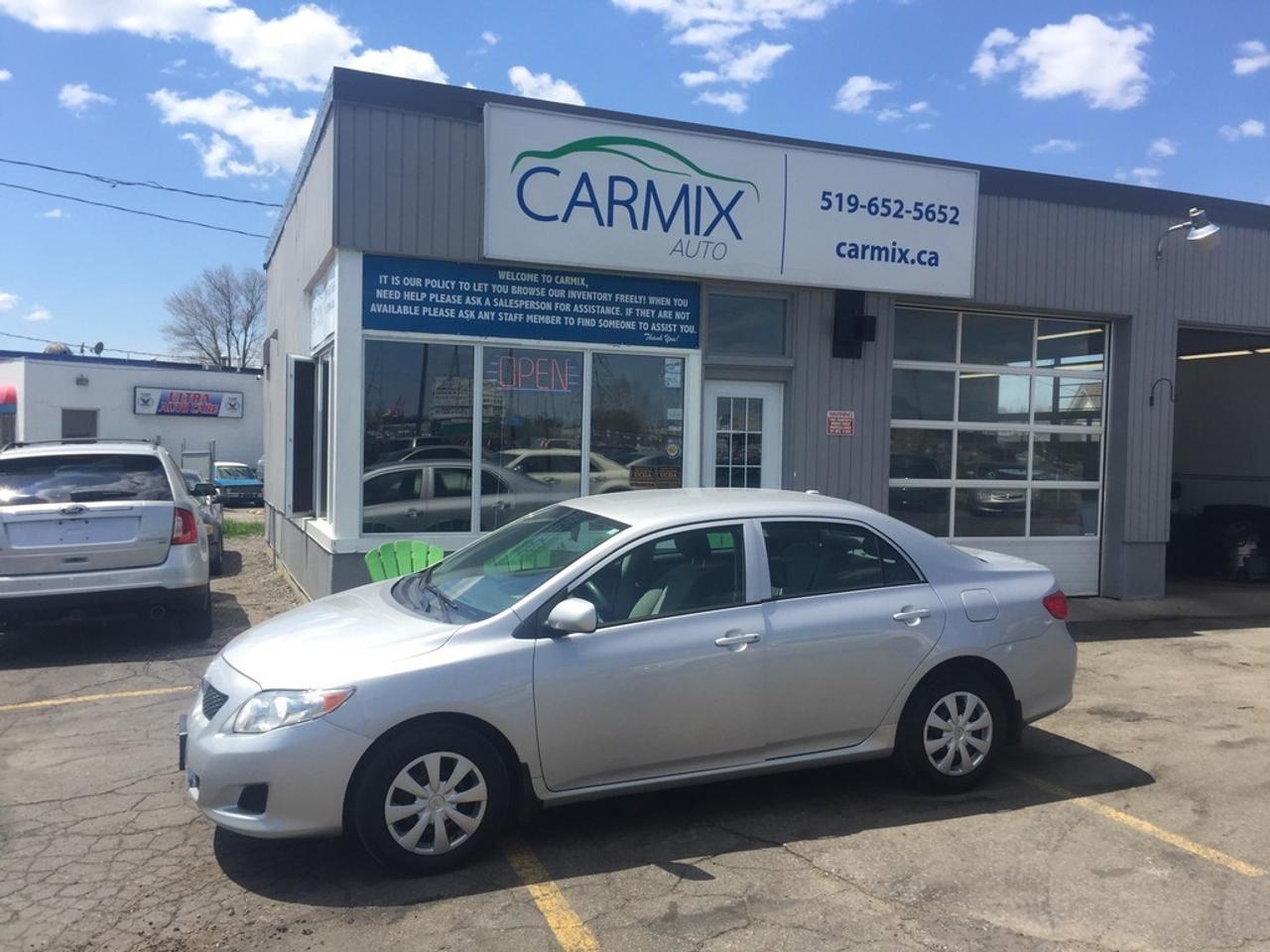 Extremely clean Corolla, great on gas, wont last long. Contact our sales team ASAP 519 652 5652 or visit us at www.carmix.ca       Vehicle comes certified and e tested 