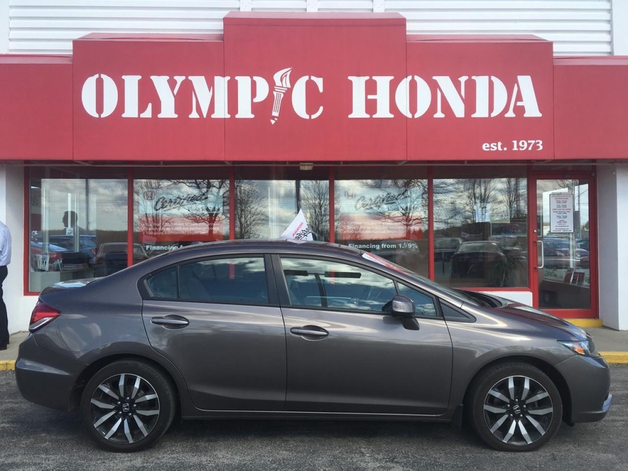 Used 2013 Honda Civic Touring | Top of the Line | Nav | Leather | for sale in Guelph, ON