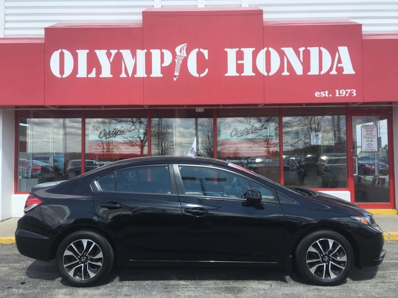 Used 2013 Honda Civic EX | Low KMS | Bluetooth | Cruise | Moonroof| for sale in Guelph, ON