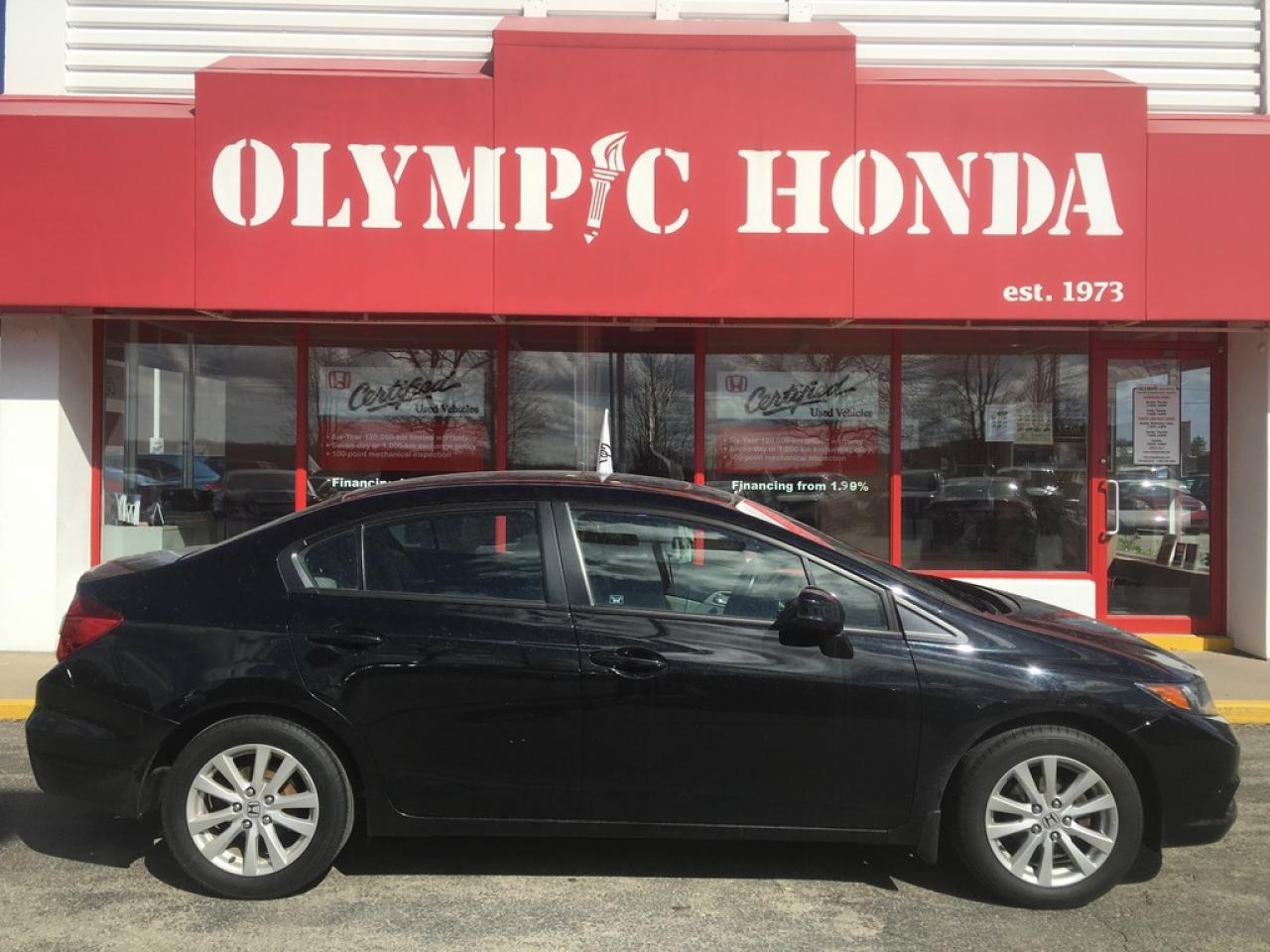 Used 2012 Honda Civic EX | Moonroof | Alloy | 5 Speed Manual | for sale in Guelph, ON