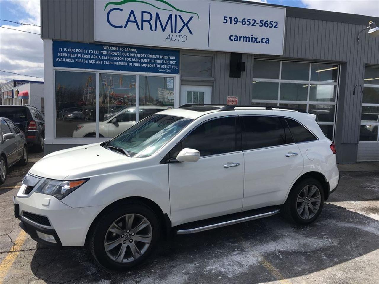 Beautiful Acura MDX Fully equipped with Leather, Navigation, DVD, Heated and cooled Seats, Chrome running boards, Lane assist, Lane departure warning and much more.  Call us now @519652-5652