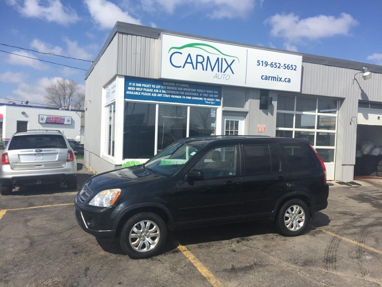 Another beautifully taken care of Crv! Fully loaded, leather, sunroof, cruise control, power options etc! Dont miss out call our sales team now 519 652 6752                          vehicle comes certified and e tested.