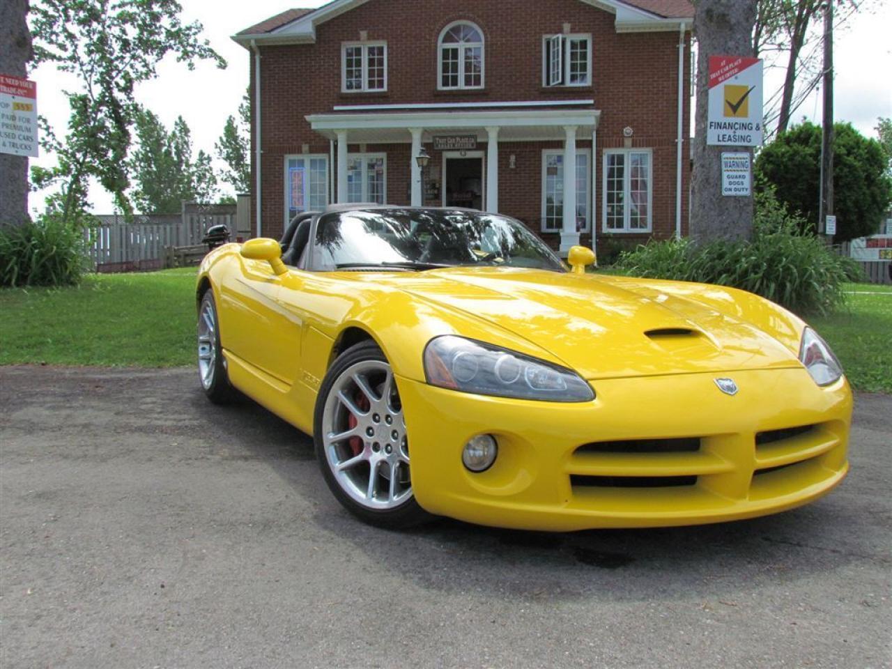 Used 2003 Dodge Viper SRT10-Only Yellow one-Best price&value in Ont for sale in London, ON