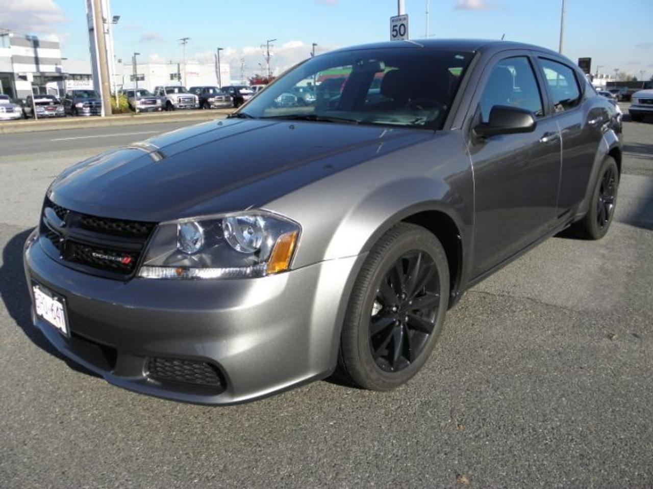 2013 Dodge Avenger, Grey with Black Alloy Rims, Power Windows, Power Mirrors, Air Conditioning, AM/FM/CD, Only 43,300kms! Come and see this sharp car today!