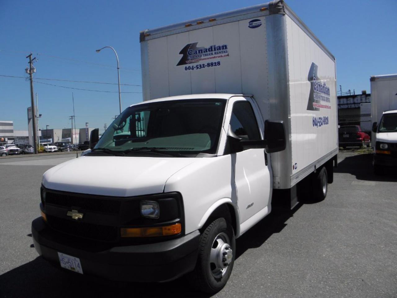 Used 2014 Chevrolet Express G4500 16' Cube Truck for sale in Langley, BC