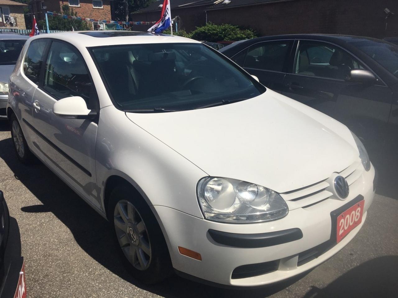 Used 2008 Volkswagen Rabbit Trendline SunRoof Alloys Keyless Heated Seats All for sale in Toronto, ON