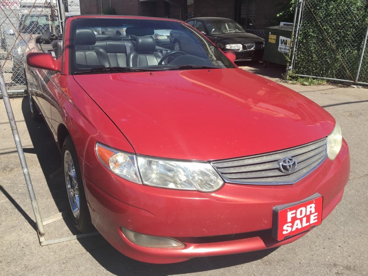 Used 2003 Toyota Camry Solara Must See Convertible Leather Alloys MINT for sale in Toronto, ON