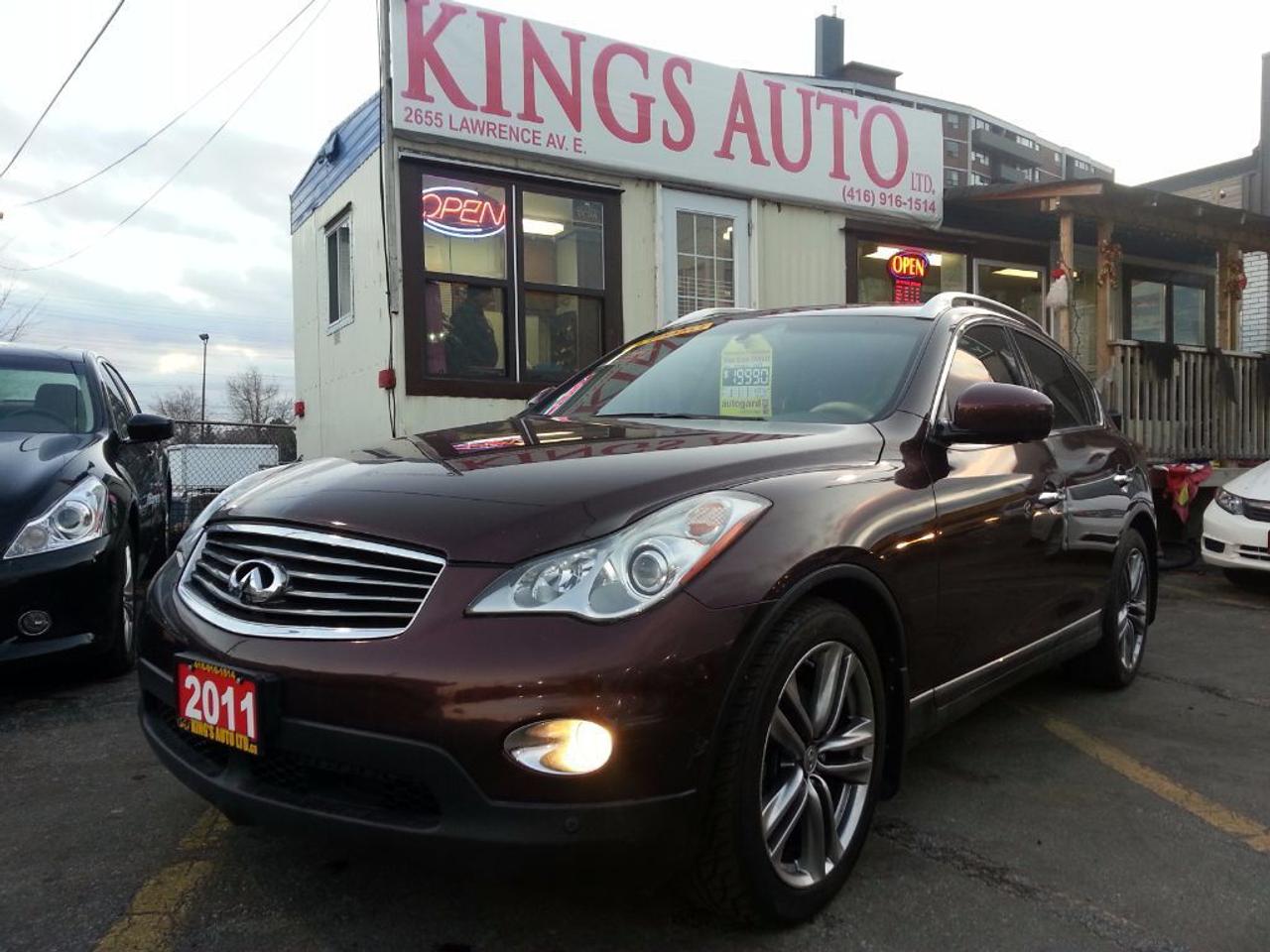 Used 2011 Infiniti EX35 Tech Pkg, navigation, back-up and side view camera for sale in Forteau, NL