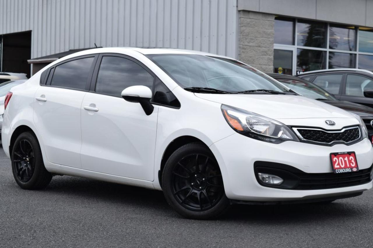 <p>NO ACCIDENTS. PRICED TO SELL. BLUETOOTH. SUNROOF. TINTED WINDOWS. BLACK ALLOY WHEELS. SPORTY STYLING. GREAT ON GAS.&nbsp;</p>
<p>This stylish Rio was just traded in and is priced to sell. It is a one owner vehicle and it was originally purchased from our dealership.&nbsp;</p>
<p>Selling price INCLUDES all dealer fees, Safety Certification, Emissions test & Re-conditioning. EXTRA CHARGES: HST, Licensing fees. &nbsp;</p>
<p>Most value for your money vs best value for your money: The Most - When a vehicle is listed very low compared to the same year, kilometers, specs & body condition. Most dollar value for your money. The Best - When a vehicle is listed well but not the lowest because it is updated with all major maintenance items far above safety standards. Well priced, best dollar value. Get the best value for your money.&nbsp;</p>
<p>At Cobourg Kia, we deliver great vehicles with a great customer experience. Cobourg Kia is a family owned dealership established in 2001. Cobourg Kia proudly serves the Cobourg, Port Hope, Baltimore, Grafton, Castleton, Gores Landing, Roseneath, Colborne, Brighton, Warkworth, Trenton, Belleville, Peterborough, Bowmanville, Clarington, Newcastle, Courtice, Oshawa & Whitby area. We can help arrange your Auto Financing through top tier banks such as RBC, BMO, Scotia, TD & more. Find out more about Cobourg Kia by visiting their website: www.CobourgKIA.com - CREDIT CHALLENGED? - WE CAN HELP 99% APPROVALS www.CobourgCreditCentre.com</p>