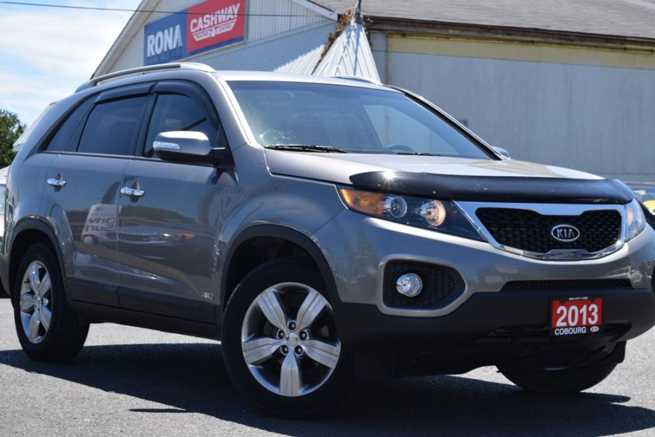 <p>AWD. HEATED SEATS. LEATHER. BACK UP CAMERA. BLUETOOTH. POWER SEAT.&nbsp;</p>
<p>This gorgeous Sorento is new on our lot and it is priced for a quick sale. It has loads of cargo room and lots of amenities. It would make the perfect family vehicle.&nbsp;</p>
<p>Selling price INCLUDES all dealer fees, Safety Certification, Emissions test & Re-conditioning. EXTRA CHARGES: HST, Licensing fees. &nbsp;</p>
<p>Most value for your money vs best value for your money: The Most - When a vehicle is listed very low compared to the same year, kilometers, specs & body condition. Most dollar value for your money. The Best - When a vehicle is listed well but not the lowest because it is updated with all major maintenance items far above safety standards. Well priced, best dollar value. Get the best value for your money. &nbsp;</p>
<p>At Cobourg Kia, we deliver great vehicles with a great customer experience. Cobourg Kia is a family owned dealership established in 2001. Cobourg Kia proudly serves the Cobourg, Port Hope, Baltimore, Grafton, Castleton, Gores Landing, Roseneath, Colborne, Brighton, Warkworth, Trenton, Belleville, Peterborough, Bowmanville, Clarington, Newcastle, Courtice, Oshawa & Whitby area. We can help arrange your Auto Financing through top tier banks such as RBC, BMO, Scotia, TD & more. Find out more about Cobourg Kia by visiting their website: www.CobourgKIA.com - CREDIT CHALLENGED? - WE CAN HELP 99% APPROVALS www.CobourgCreditCentre.com</p>