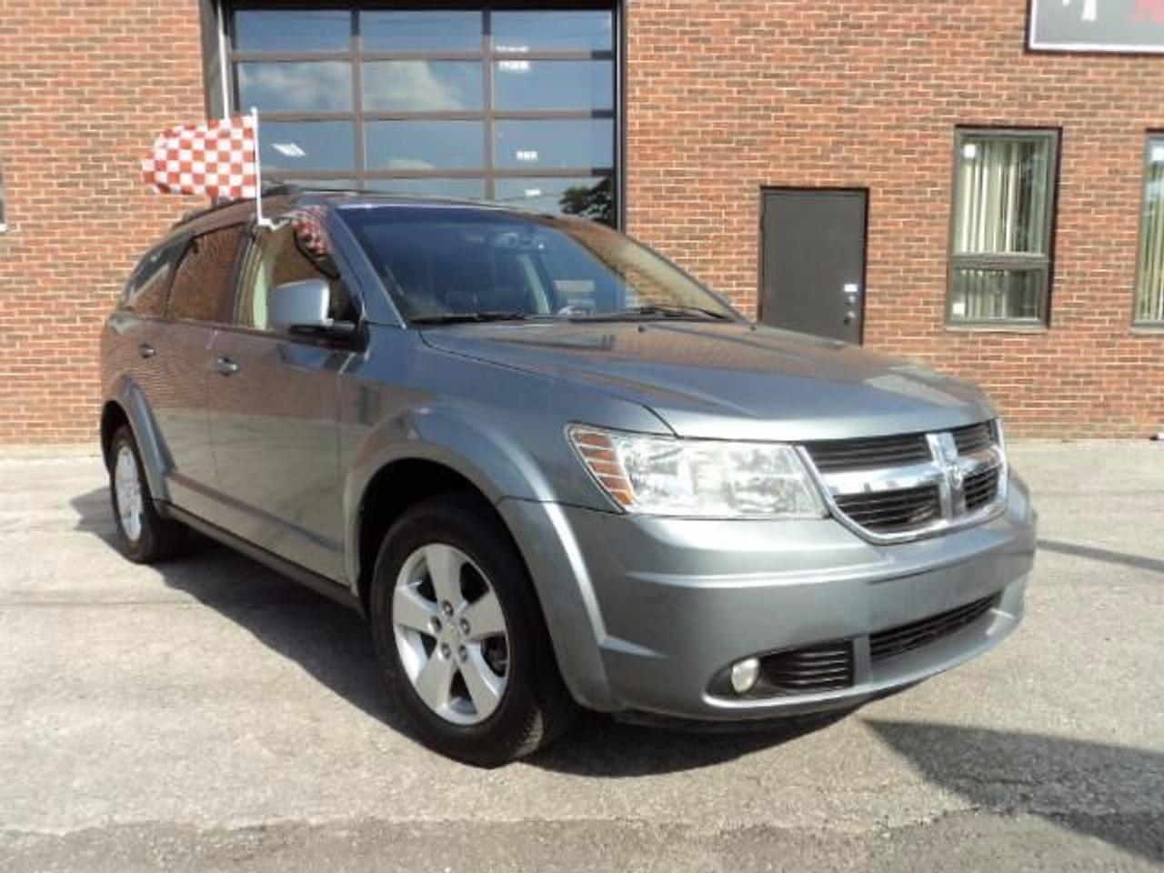 2010 Dodge Journey SXT - Fully Certified (Safety and E-Tested) 

Buy In Confidence, Ontario Registered Dealer. 

CarProof Available! 

If you are interested we are here to serve you seven days a week. Do not wait; come on in for a test drive, or call to book an appointment. 

For our contact information, or to view other vehicles from our inventory please see ?Poster Contact Information? on the right side of this page. 

Also regardless of your credit history we can assist you in matching the right financial plan that meets your specific needs. Good Credit/Bad Credit we finance everyone! 

416 Auto Group 

Phone: 416-741-5655 
853 Garyray Drive, Unit 1 
Toronto, Ontario, M9L 1R2 
sales@416autogroup.com 

VEHICLE OPTIONS:
Air Conditioning
Power locks
Power mirrors
Power steering
Remote keyless entry
Tilt wheel
Power windows
Rear window defroster
Rear window wiper
Tinted glass
CD player
Bucket seats
Airbag: driver
Airbag: passenger
Airbag: side
Alarm
Anti-lock brakes
Traction control
Alloy wheels
Engine: V6 Cylinder Engine 3.5L/214
L/100Km City: 13.3
L/100Km Hwy: 8.3
Mechanical Equipment
160-amp alternator
3.5L MPI 24-valve HO V6 engine
4-wheel anti-lock disc brakes
525 CCA maintenance-free battery
Dual bright exhaust tips
Engine block heater
Front wheel drive
Pwr rack & pinion steering
Touring suspension
Trailer sway damping
Interior Equipment
240-KM/H speedometer
2nd row in-floor storage bins
6-way pwr driver adjust
Active head restraints
Cargo net
Cargo tie down loops
Door sill scuff pads
Dual glove boxes -inc: cooled upper storage
Dual visors w/illuminated mirrors
Floor carpeting
Exterior Equipment
Automatic headlamps
Black side roof rails
Black sill
Black-out tape
Body-colour door handles
Body-colour fascias
Body-colour mirrors
Bright grille
Compact spare tire
Fog lamps
Safety Equipment
Advanced multi-stage front airbags -inc: front passenger occupant sensor
Brake assist
Brake/park interlock
Child seat anchor system, LATCH ready
Child seat upper tether anchors
Dual-note horn
Electronic roll mitigation
Rear door child protection locks
Supplemental front side airbags
Supplemental front/rear side-curtain airbags
Entertainment Equipment
(6) speakers
Audio input jack
Removable short mast antenna
Factory Options
3.5L MPI 24-VALVE HO V6 ENGINE