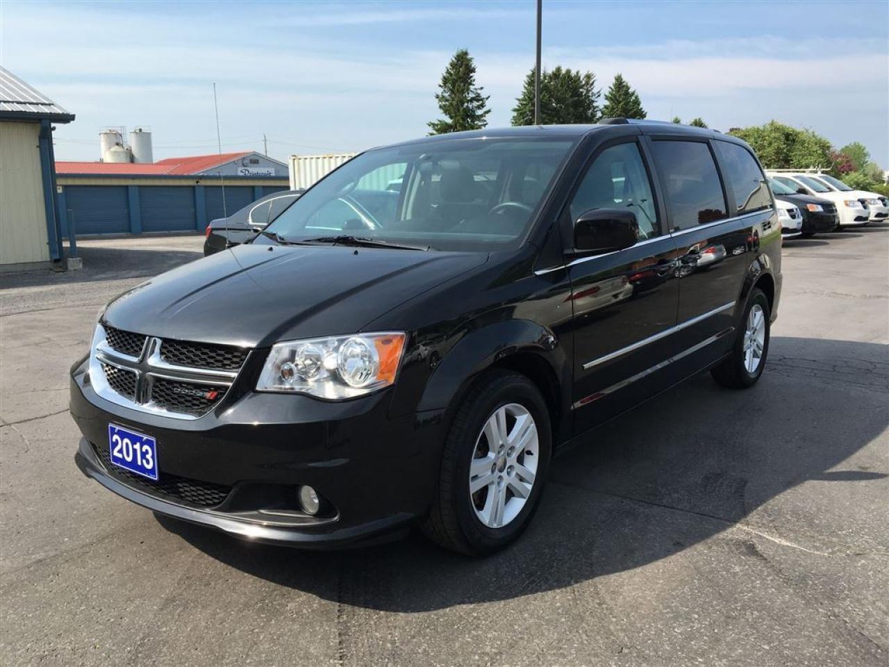 Used 2013 Dodge Grand Caravan CREW 7-PASS 3.6L  CALL BELLEVILLE $155.70 52K for sale in Picton, ON