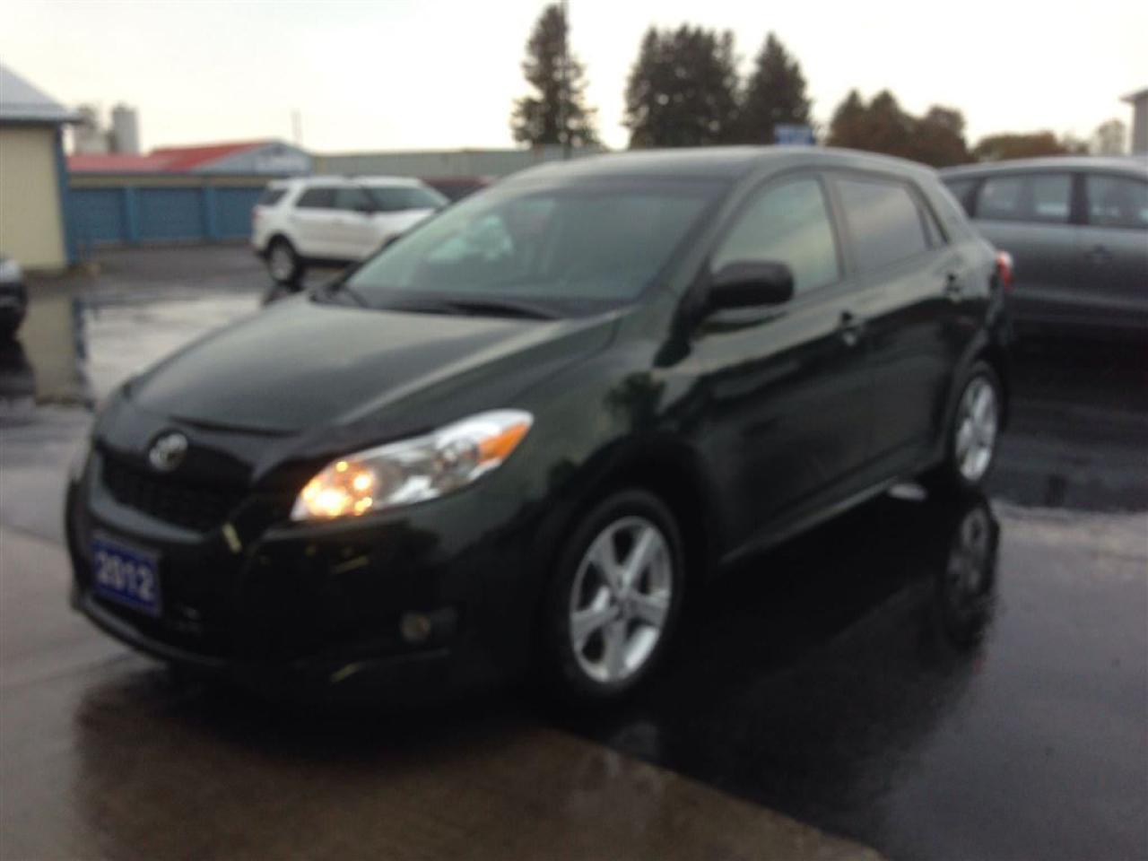 Used 2012 Toyota Matrix SPORT HATCH AUTO 80K CALL BELLEVILLE $110.66 80K for sale in Picton, ON