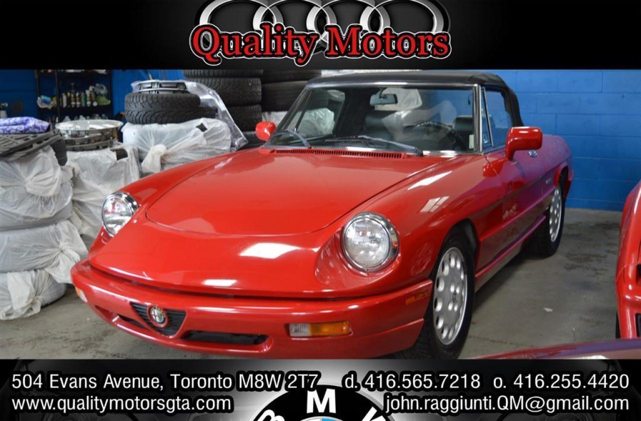 Used 1991 Alfa Romeo Spider Veloce for sale in Mississauga, ON