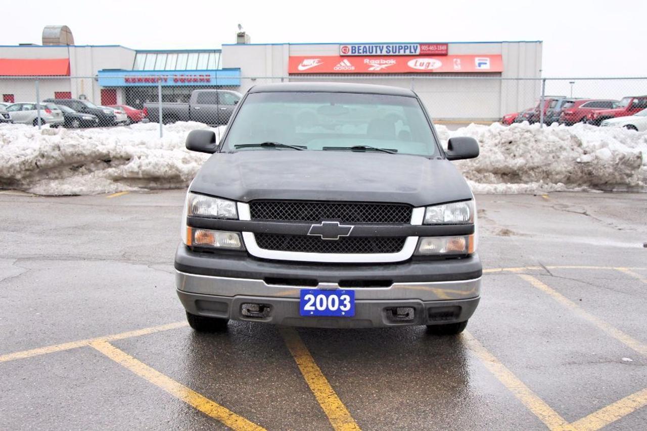 Khyber Motors LTD
FINANCING AVAILABLE WITH ANY CREDIT GOOD, BAD, EVEN BANKRUPTCY! 
Monday-Friday 9:00AM - 8:00PM
Sat & Sunday 10:00AM - 7:00PM

2003 Chevrolet Silverado 1500

IF AD IS UP VEHICLE IS AVAILABLE
TO SEE MORE PICTURES AND A VIDEO WALK AROUND OF THIS VEHICLE PLEASE CLICK LINK BELOW:

http://khybermotors.com/2003_chevrolet_silverado_1500.html

All-In Price:$4,950
Specifications:
Price........................$4,950
Year........................2003
Make........................Chevrolet
Model........................Silverado 1500
Kilometres........................287,786 KM
Transmission........................Auto
Engine Size........................4.8L
Cylinders........................8-Cylinder
Fuel Type........................Gas
Body Style........................Pick-up
Passengers........................3-Pass
Doors........................2-Door
Ext. Colour........................White
Int. Colour........................Gray

CarProof Report
To View The CarProof Report Please Click Link Below:

http://reports.carproof.com/main?id=bYXLwbDR7RGv0purIhdBtyr/PgTnYcRl

Description

Khyber Motors ltd
Buy-Sell-Trade
Member of OMVIC and UCDA
Buy with Confidence!
Buy with Full Disclosure!
Family Owned & Operated Business

All-In Price
$4,950
+Just Plus Tax and Licensing
No Hidden Charges or Extra Fees
Taxes and Licensing not included in the price

Certified, E-Tested, and a 2 Year Warranty
INCLUDED IN THE PRICE?

Warranty

2 Year Powertrain Warranty Covers:

1) Engine
2) Transmission
3) Head Gasket
4) Transaxle/Differential

2 Years, Unlimited kilometers, ($1,000 Per Claim)
WARRANTY IS INCLUDED IN THE PRICE?

Financing
FINANCING AVAILABLE WITH ANY CREDIT GOOD, BAD EVEN BANKRUPTCY! 
 Click the link below to fill out our secure online financing application and we will contact you shortly.
https://www.carpages.ca/dealer/brampton/khyber-motors-ltd/credit/

BUY WITH CONFIDENCE
BUY FROM AN ONTARIO REGESTERED DEALER
We are a Proud Member of OMVIC and UCDA

If you have any further questions please call (647)-927-5252 or email us at mohsamyou@hotmail.com

To see more of our vehicles please visit Khybermotors.com?or Click below:

Khyber Motors LTD
90 Kennedy road south Brampton L6W 3E7
Office-(416)-419-6727
Cell- (647)-927-5252

The list of options on the vehicles is automatically VIN decoded and as a result there may be discrepancies between what is listed and the vehicle. Please check with dealer for details.   While every reasonable effort is made to ensure the accuracy of all information on this site, we are not responsible for any errors or omissions. Please verify any information in question with a dealership sales representative.