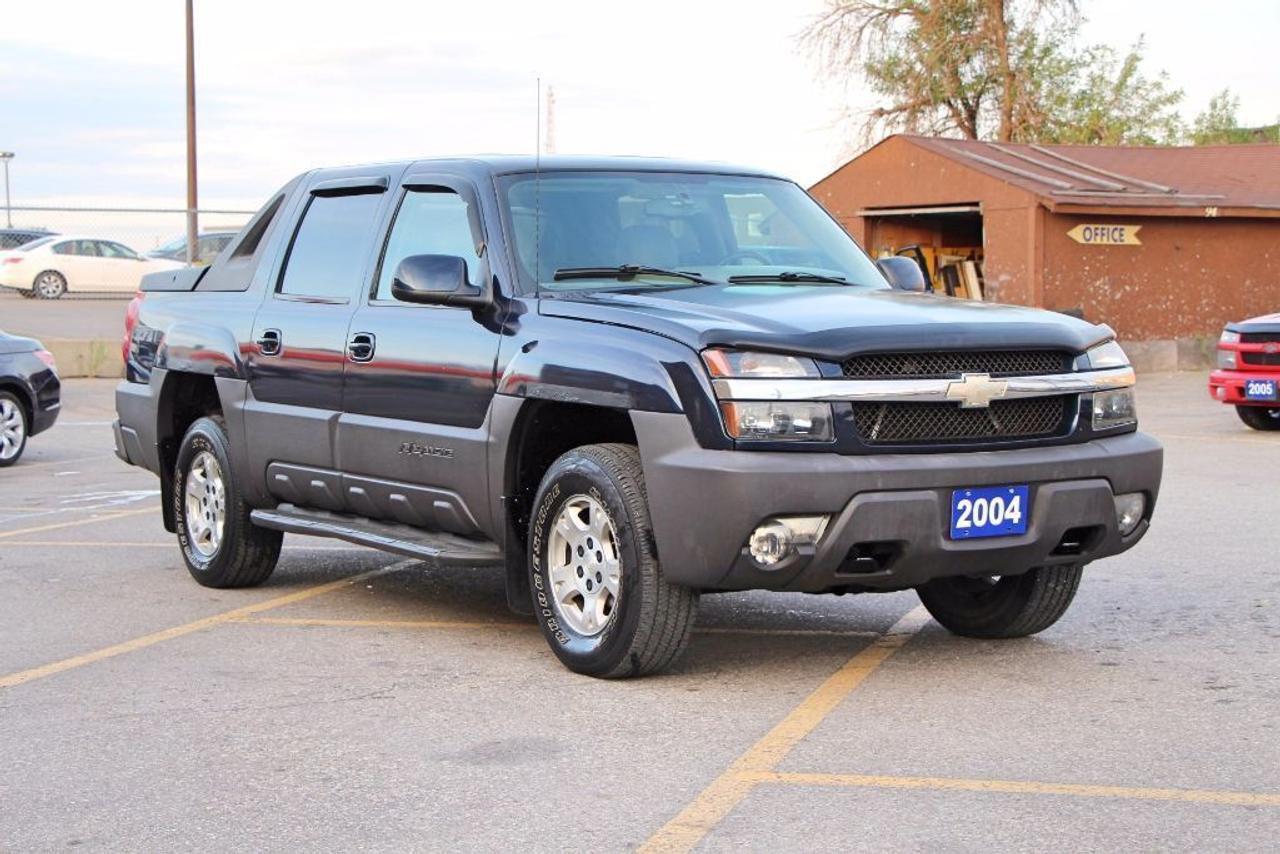 Khyber Motors LTD
FINANCING AVAILABLE WITH ANY CREDIT GOOD, BAD, EVEN BANKRUPTCY! 
Monday-Friday 9:00AM - 8:00PM
Sat & Sunday 10:00AM - 7:00PM

2004 Chevrolet Avalanch 4X4

IF AD IS UP VEHICLE IS AVAILABLE
TO SEE MORE PICTURES AND A VIDEO WALK AROUND OF THIS VEHICLE PLEASE CLICK LINK BELOW:

http://khybermotors.com/2004_chevrolet_avalanch_4x4_294757.html

All-In Price:$5,450
Specifications:
Price......................$5,450
Year......................2004
Make......................Chevrolet
Model......................Avalanch 4X4
Kilometres......................275,786 KM
Transmission......................Auto
Engine Size......................5.3L
Cylinders......................8-Cylinder
Fuel Type......................Gas
Body Style......................SUV
Passengers......................5-Pass
Doors......................4-Door
Ext. Colour......................Blue
Int. Colour......................Beige

Features:
Power Windows
Power locks
Power Mirrors
Power Steering
Adjustable Steering Wheel
Driver Air Bag
Passenger Air Bag
Air Conditioning
Power Drivers Seat
Power Passenger Seat
Memory Seats
Leather Seats
Heated Seats
Sunroof
Split Folding Rear Seats
Center Arm Rest
Cup holders
CD player
AM\FM stereo
Anti-theft
Heated Mirrors
Rear Window Defrost
Fog Lights
Alloy wheels
Keyless entry
Tinted Glass
Cruise control
4 X 4
Anti-Lock Brakes (ABS)
Child-Safety Lock

CarProof Report
To View The CarProof Report Please Click Link Below:

https://reports.carproof.com/main?id=vXQS/LGZyqKFWV63/ufikVXJkYRBbOCZ

Description

Khyber Motors ltd
Buy-Sell-Trade
Member of OMVIC and UCDA
Buy with Confidence!
Buy with Full Disclosure!
Family Owned & Operated Business

All-In Price
$5,450
+Just Plus Tax and Licensing
No Hidden Charges or Extra Fees
Taxes and Licensing not included in the price

Certified, E-Tested, and a 2 Year Warranty
INCLUDED IN THE PRICE?

Warranty

2 Year Powertrain Warranty Covers:

1) Engine
2) Transmission
3) Head Gasket
4) Transaxle/Differential

2 Years, Unlimited kilometers, ($1,000 Per Claim)
WARRANTY IS INCLUDED IN THE PRICE?

Financing
FINANCING AVAILABLE WITH ANY CREDIT GOOD, BAD EVEN BANKRUPTCY! 
 Click the link below to fill out our secure online financing application and we will contact you shortly.
https://www.carpages.ca/dealer/brampton/khyber-motors-ltd/credit/

BUY WITH CONFIDENCE
BUY FROM AN ONTARIO REGESTERED DEALER
We are a Proud Member of OMVIC and UCDA

If you have any further questions please call (647)-927-5252 or email us at mohsamyou@hotmail.com

To see more of our vehicles please visit Khybermotors.com?or Click below:

Khyber Motors LTD
90 Kennedy road south Brampton L6W 3E7
Office-(416)-419-6727
Cell- (647)-927-5252

The list of options on the vehicles is automatically VIN decoded and as a result there may be discrepancies between what is listed and the vehicle. Please check with dealer for details.   While every reasonable effort is made to ensure the accuracy of all information on this site, we are not responsible for any errors or omissions. Please verify any information in question with a dealership sales representative.