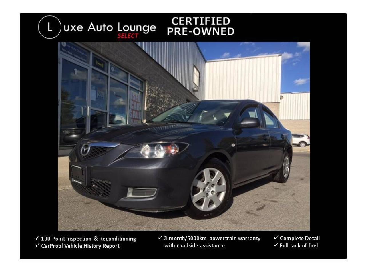 Used 2007 Mazda Mazda3 GX - AUTO, A/C, POWER GROUP, KEYLESS ENTRY, CD/MP3 for sale in Ottawa, ON