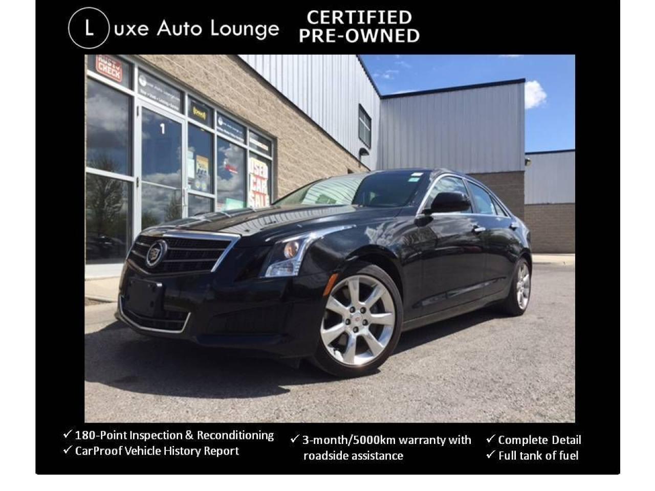 Used 2013 Cadillac ATS 2.0 TURBO, SUNROOF, CUE, BOSE SURROUND SOUND-MINT! for sale in Ottawa, ON