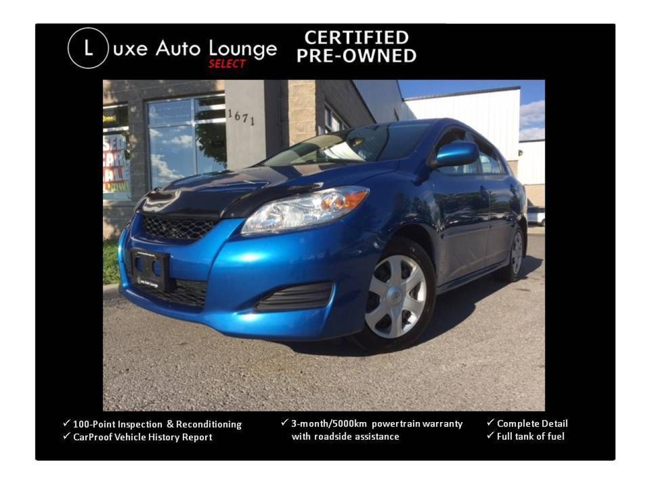 Used 2009 Toyota Matrix XR - 2.4L 4CYL, A/C, CRUISE, POWER GROUP!! for sale in Ottawa, ON