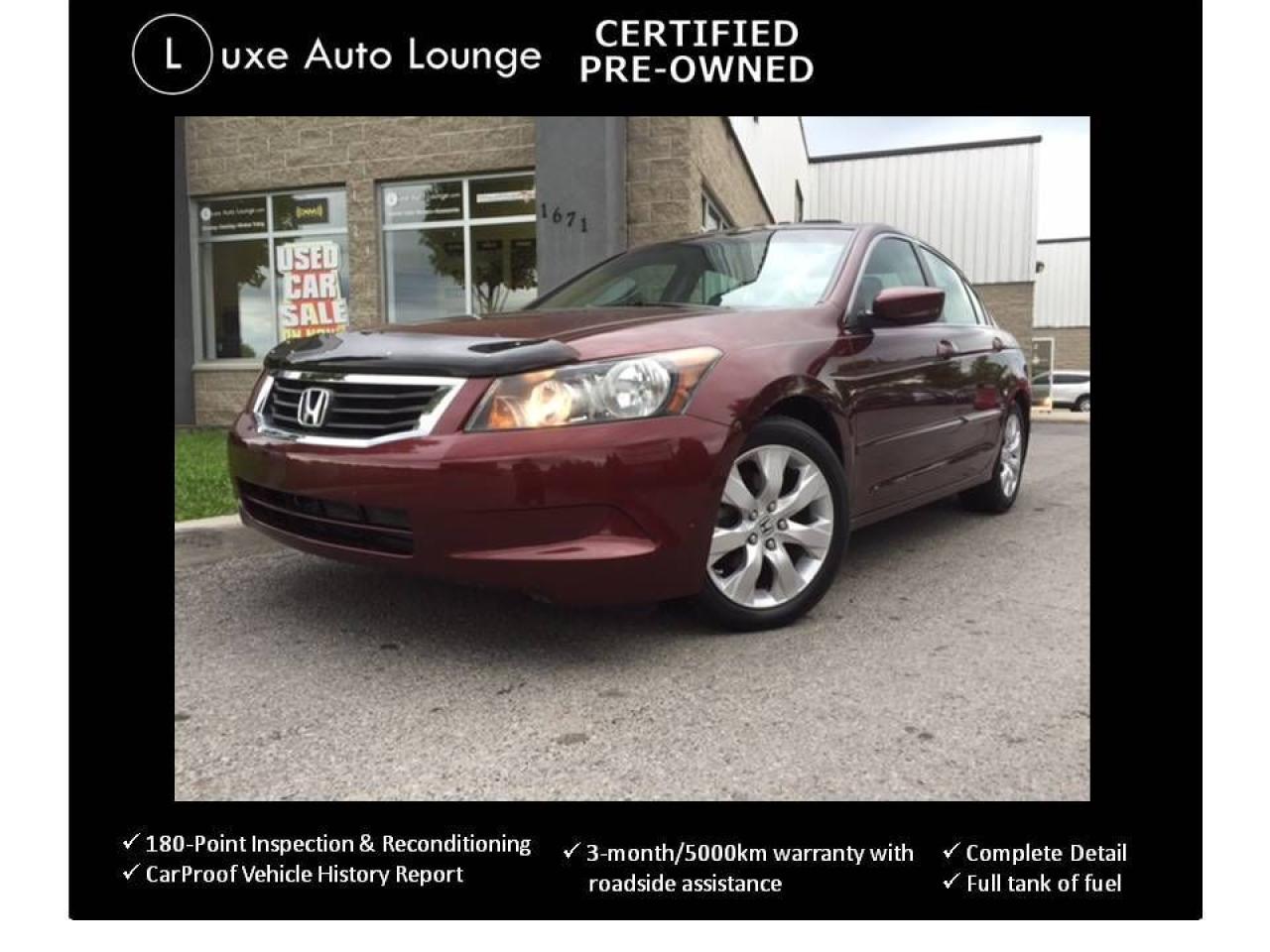 Used 2009 Honda Accord EX-L - LEATHER, SUNROOF, AUTO, XM RADIO, 6-DISC CD for sale in Ottawa, ON