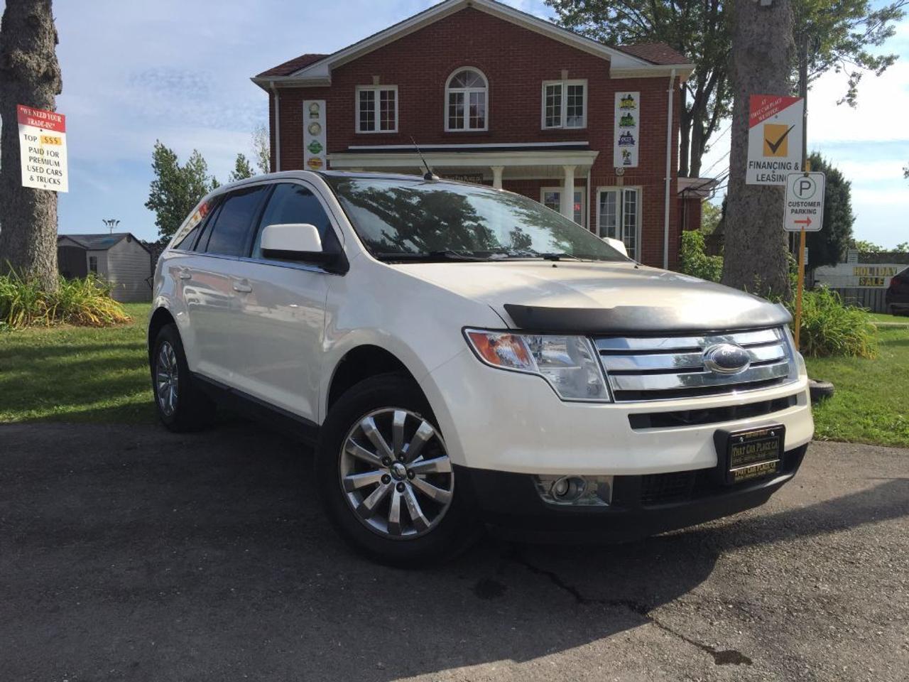 <p>This loaded 08 Ford Edge comes with Remote Start, a huge panoramic sunroof, Rear backup sensors, Tint Windows, is AWD and has many more awesome features. With low kms this vehicle is priced to sell quickly. Wont last long. Call 1-519-686-7253 or come down and visit us at 443 Exeter Rd.&nbsp;</p>
<ul>
<li class=li1><span class=s2>Voted&nbsp;<strong><em>#1 Best Used Car Dealership</em></strong>&nbsp;through 2014 - 2016 in London, Ontario</span></li>
<li class=li1><span class=s2>Voted&nbsp;<strong><em>Top Choice Award</em></strong>&nbsp;in 2015 and 2016</span></li>
<li class=li1><span class=s2>Voted&nbsp;<strong><em>London&rsquo;s Readers&rsquo; Choice Award</em></strong>&nbsp;2014 and 2015&nbsp;</span></li>
<li class=li1><span class=s2><strong><em>A+</em></strong><strong><em>Better Business Bureau rating</em></strong></span></li>
<li class=li1><span class=s2>We have been in business for&nbsp;</span><span class=s4><strong>27yrs</strong></span><span class=s2><strong><em>&nbsp;</em></strong></span></li>
<li class=li1><span class=s2>Most liked used car dealer on social media in Canada</span></li>
<li class=li1><span class=s2>We use an exclusive 3rd party tool that accurately monitors vehicle prices to guarantee our customers get the best value.&nbsp;</span></li>
<li class=li1><span class=s2><strong><em>NO NEED FOR HAGGLING!&nbsp;</em></strong></span></li>
<li class=li1><span class=s2><strong><em>NO HIDDEN ADMIN. FEES!</em></strong></span></li>
<li class=li1><span class=s2><strong><em>Just honesty and integrity at no additional charge</em></strong></span></li>
<li class=li1><span class=s2>All vehicles:</span></li>
<ul>
<li class=li1><span class=s2>Go through Safety inspection with 30 days 100% safety related items warranty completed by us</span></li>
<li class=li1><span class=s2>With below 50% brakes will be replaced&nbsp;</span></li>
<li class=li1><span class=s2>Receive a semi-synthetic oil-lube-filter</span></li>
<li class=li1><span class=s2>Undergo Emissions test and an extensive inspection</span></li>
<li class=li1><span class=s2>Include a FREE CarProof Report</span></li>
<li class=li2><span class=s2>Purchased include FREE cleanup and detailing</span></li>
</ul>
<li class=li2><span class=s2>Our&nbsp;<em>Finance Specialists</em>&nbsp;will do their best to:</span></li>
<ul>
<li class=li2><span class=s2>Provide&nbsp;<strong><em>SAME-DAY APPROVALS</em></strong></span></li>
<li class=li2><span class=s2>Ensure achieving the&nbsp;<strong><em>LOWEST INTEREST RATE &</em></strong>&nbsp;<strong><em>BEST TERMS&nbsp;</em></strong>possible</span></li>
<li class=li2><span class=s2>Provide&nbsp;<strong><em>FULLY OPEN-END LOANS *pay them off any time with no penalty*</em></strong></span></li>
</ul>
<li class=li3><span class=s2>Whether its good, bad or no credit, bankruptcy, proposal, divorce or repossessions. $0 down Apply securely with confidence at&nbsp;<a href=http://bit.ly/2cg4WeM><span class=s5>http://bit.ly/2cg4WeM</span></a></span><span class=s6>&nbsp;</span></li>
<li class=li3><span class=s2>We make the buying process SIMPLE and STRESS-FREE, our reviews speak for themselves:</span></li>
<ul>
<li class=li4><span class=s8><strong><em>Google</em></strong><em>:</em></span><span class=s9><a href=http://bit.ly/2cK4fi3><span class=s10>http://bit.ly/2cK4fi3</span></a></span></li>
<li class=li5><span class=s8><strong><em>DealerRater:</em></strong></span><span class=s12><a href=http://bit.ly/2cIdFI1><span class=s5>http://bit.ly/2cIdFI1</span></a></span></li>
<li class=li5><span class=s8><strong><em>N49.com:</em></strong></span><span class=s12><a href=http://bit.ly/2bYZlOh><span class=s5>http://bit.ly/2bYZlOh</span></a></span></li>
<li class=li5><span class=s8><strong><em>BBB:</em></strong></span><span class=s9>&nbsp;<a href=http://go.bbb.org/2cK5Cxd><span class=s5>http://go.bbb.org/2cK5Cxd</span></a></span></li>
</ul>
</ul>
<p>&nbsp;</p>
<p class=p6><span class=s2>**Payments are based off qualifying monthly term $0 down & 4.9% interest. Qualifying term and rate of borrowing varies by lender. Example: The cost of borrowing on a vehicle with a purchase price of $10000 at 4.9% over 60 month term is $1499.78. Rates are subject to change without notice.&nbsp;</span></p>